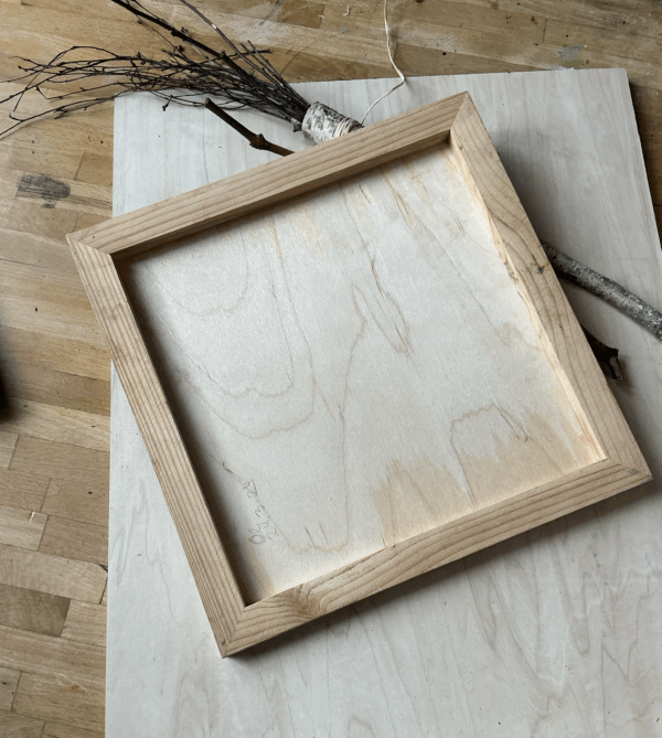 Naturgeflüster - Ölgemälde auf Holz 30 x 30 cm – Bild 2